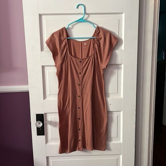 SO Large Pink Fitted Dress Mini Summer SOOO SEXY - Picture 16 of 16